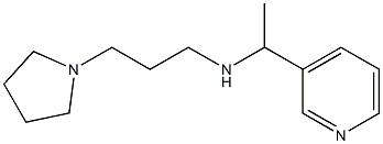 [1-(pyridin-3-yl)ethyl][3-(pyrrolidin-1-yl)propyl]amine Struktur