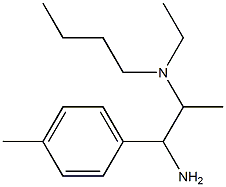 [1-amino-1-(4-methylphenyl)propan-2-yl](butyl)ethylamine Struktur