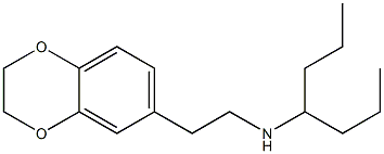 [2-(2,3-dihydro-1,4-benzodioxin-6-yl)ethyl](heptan-4-yl)amine Struktur