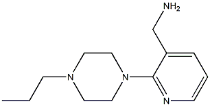 [2-(4-propylpiperazin-1-yl)pyridin-3-yl]methylamine Struktur