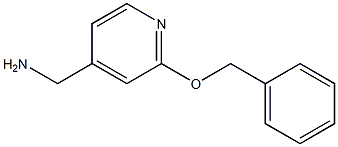 [2-(benzyloxy)pyridin-4-yl]methylamine Struktur