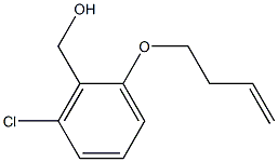 [2-(but-3-en-1-yloxy)-6-chlorophenyl]methanol Struktur