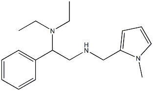 [2-(diethylamino)-2-phenylethyl][(1-methyl-1H-pyrrol-2-yl)methyl]amine Struktur