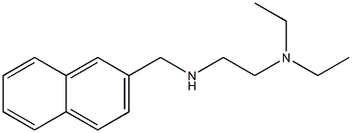 [2-(diethylamino)ethyl](naphthalen-2-ylmethyl)amine Struktur