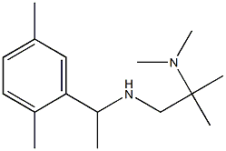 [2-(dimethylamino)-2-methylpropyl][1-(2,5-dimethylphenyl)ethyl]amine Struktur