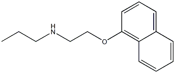 [2-(naphthalen-1-yloxy)ethyl](propyl)amine Struktur