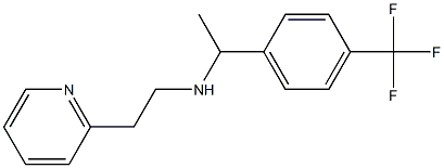 [2-(pyridin-2-yl)ethyl]({1-[4-(trifluoromethyl)phenyl]ethyl})amine Struktur