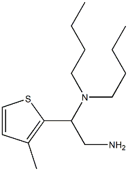 [2-amino-1-(3-methylthiophen-2-yl)ethyl]dibutylamine Struktur