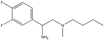 [2-amino-2-(3,4-difluorophenyl)ethyl](butyl)methylamine Struktur