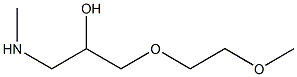 [2-hydroxy-3-(2-methoxyethoxy)propyl](methyl)amine Struktur