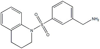 [3-(1,2,3,4-tetrahydroquinoline-1-sulfonyl)phenyl]methanamine Struktur