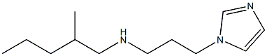 [3-(1H-imidazol-1-yl)propyl](2-methylpentyl)amine Struktur