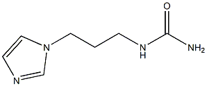 [3-(1H-imidazol-1-yl)propyl]urea Struktur