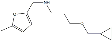 [3-(cyclopropylmethoxy)propyl][(5-methylfuran-2-yl)methyl]amine Struktur