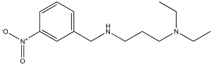 [3-(diethylamino)propyl][(3-nitrophenyl)methyl]amine Struktur