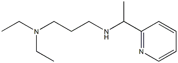 [3-(diethylamino)propyl][1-(pyridin-2-yl)ethyl]amine Struktur