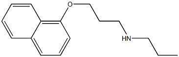 [3-(naphthalen-1-yloxy)propyl](propyl)amine Struktur