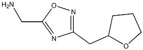 [3-(oxolan-2-ylmethyl)-1,2,4-oxadiazol-5-yl]methanamine Struktur