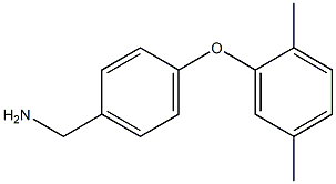 [4-(2,5-dimethylphenoxy)phenyl]methanamine Struktur