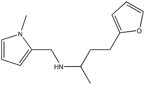 [4-(furan-2-yl)butan-2-yl][(1-methyl-1H-pyrrol-2-yl)methyl]amine Struktur