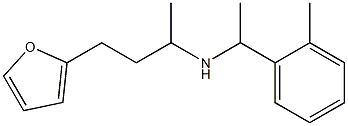 [4-(furan-2-yl)butan-2-yl][1-(2-methylphenyl)ethyl]amine Struktur