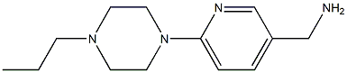 [6-(4-propylpiperazin-1-yl)pyridin-3-yl]methylamine Struktur