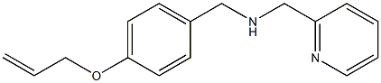 {[4-(prop-2-en-1-yloxy)phenyl]methyl}(pyridin-2-ylmethyl)amine Struktur