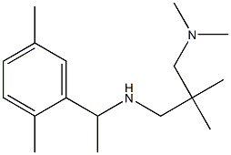 {2-[(dimethylamino)methyl]-2-methylpropyl}[1-(2,5-dimethylphenyl)ethyl]amine Struktur