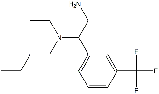 {2-amino-1-[3-(trifluoromethyl)phenyl]ethyl}(butyl)ethylamine Struktur