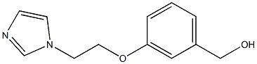 {3-[2-(1H-imidazol-1-yl)ethoxy]phenyl}methanol Struktur