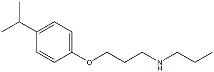 {3-[4-(propan-2-yl)phenoxy]propyl}(propyl)amine Struktur