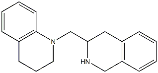 1-(1,2,3,4-tetrahydroisoquinolin-3-ylmethyl)-1,2,3,4-tetrahydroquinoline Struktur