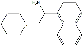 1-(1-naphthyl)-2-piperidin-1-ylethanamine Struktur