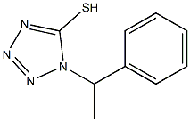 1-(1-phenylethyl)-1H-1,2,3,4-tetrazole-5-thiol Struktur