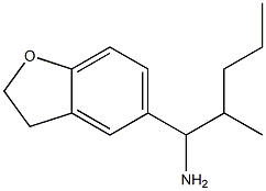 1-(2,3-dihydro-1-benzofuran-5-yl)-2-methylpentan-1-amine Struktur