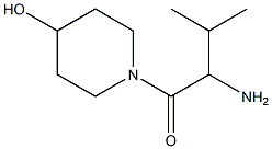 1-(2-amino-3-methylbutanoyl)piperidin-4-ol Struktur