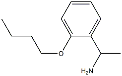 1-(2-butoxyphenyl)ethanamine Struktur