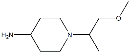 1-(2-methoxy-1-methylethyl)piperidin-4-amine Struktur