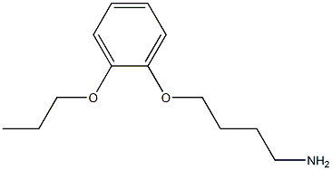 1-(4-aminobutoxy)-2-propoxybenzene Struktur