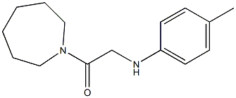 1-(azepan-1-yl)-2-[(4-methylphenyl)amino]ethan-1-one Struktur