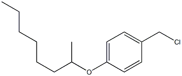 1-(chloromethyl)-4-(octan-2-yloxy)benzene Struktur