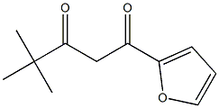 1-(furan-2-yl)-4,4-dimethylpentane-1,3-dione Struktur