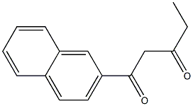 1-(naphthalen-2-yl)pentane-1,3-dione Struktur