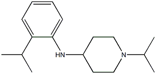 1-(propan-2-yl)-N-[2-(propan-2-yl)phenyl]piperidin-4-amine Struktur