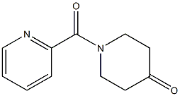 1-(pyridin-2-ylcarbonyl)piperidin-4-one Struktur