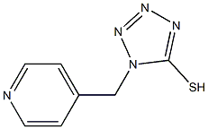 1-(pyridin-4-ylmethyl)-1H-1,2,3,4-tetrazole-5-thiol Struktur