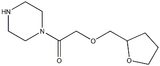 1-[(tetrahydrofuran-2-ylmethoxy)acetyl]piperazine Struktur