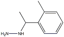 1-[1-(2-methylphenyl)ethyl]hydrazine Struktur