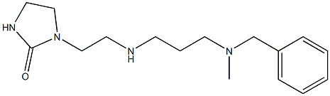 1-[2-({3-[benzyl(methyl)amino]propyl}amino)ethyl]imidazolidin-2-one Struktur