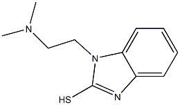 1-[2-(dimethylamino)ethyl]-1H-1,3-benzodiazole-2-thiol Struktur